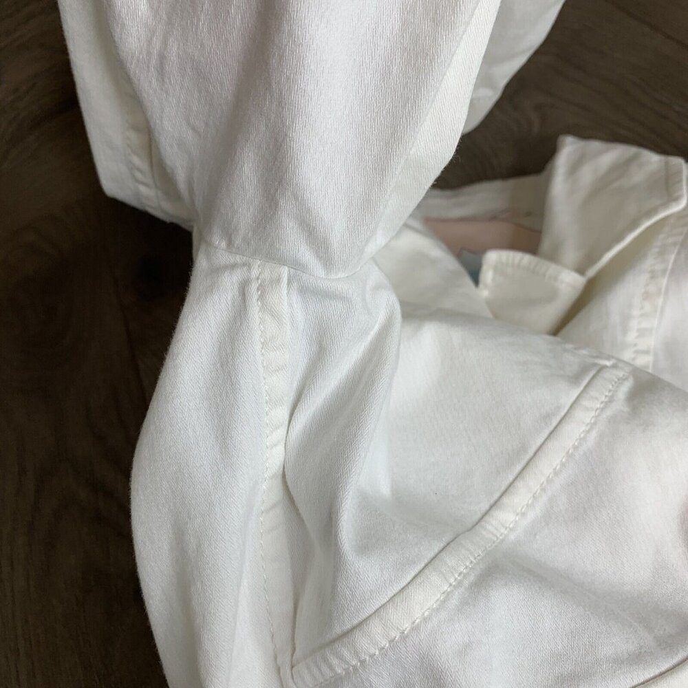 Emilio Pucci Firenze Jacket Womans Size 10 White Denim Stretch Made in Italy - Picture 15 of 15